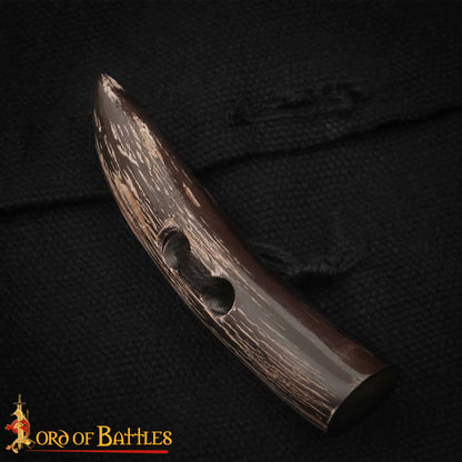 Toggles Medievales Vikingos de Cuerno de Buey - Juego de 5 Cierres Artesanales de Cuerno Natural - Imagen 6