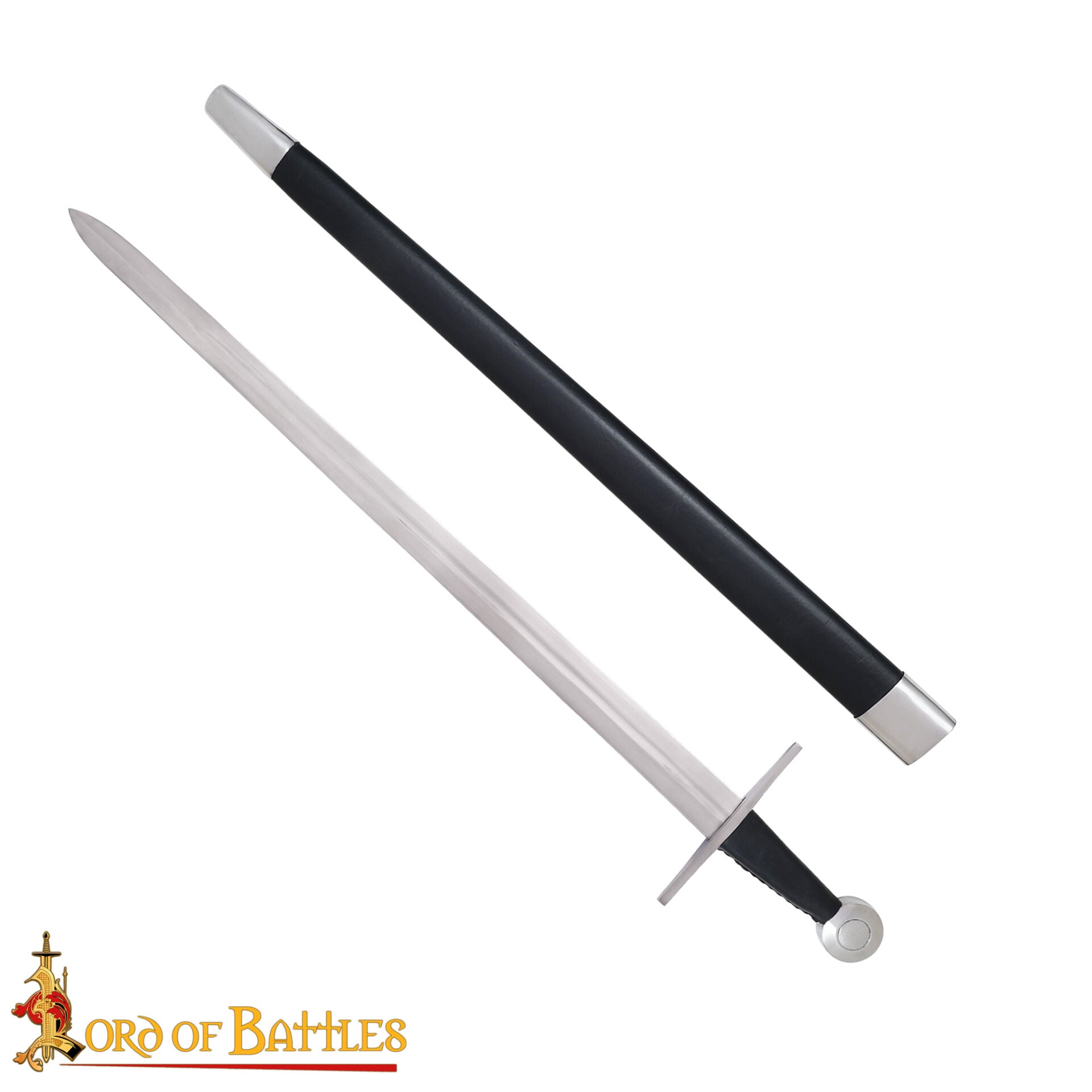 Espada Vikinga de Acero Al Carbono Forjada a Mano con Vaina -funcional - Imagen 4