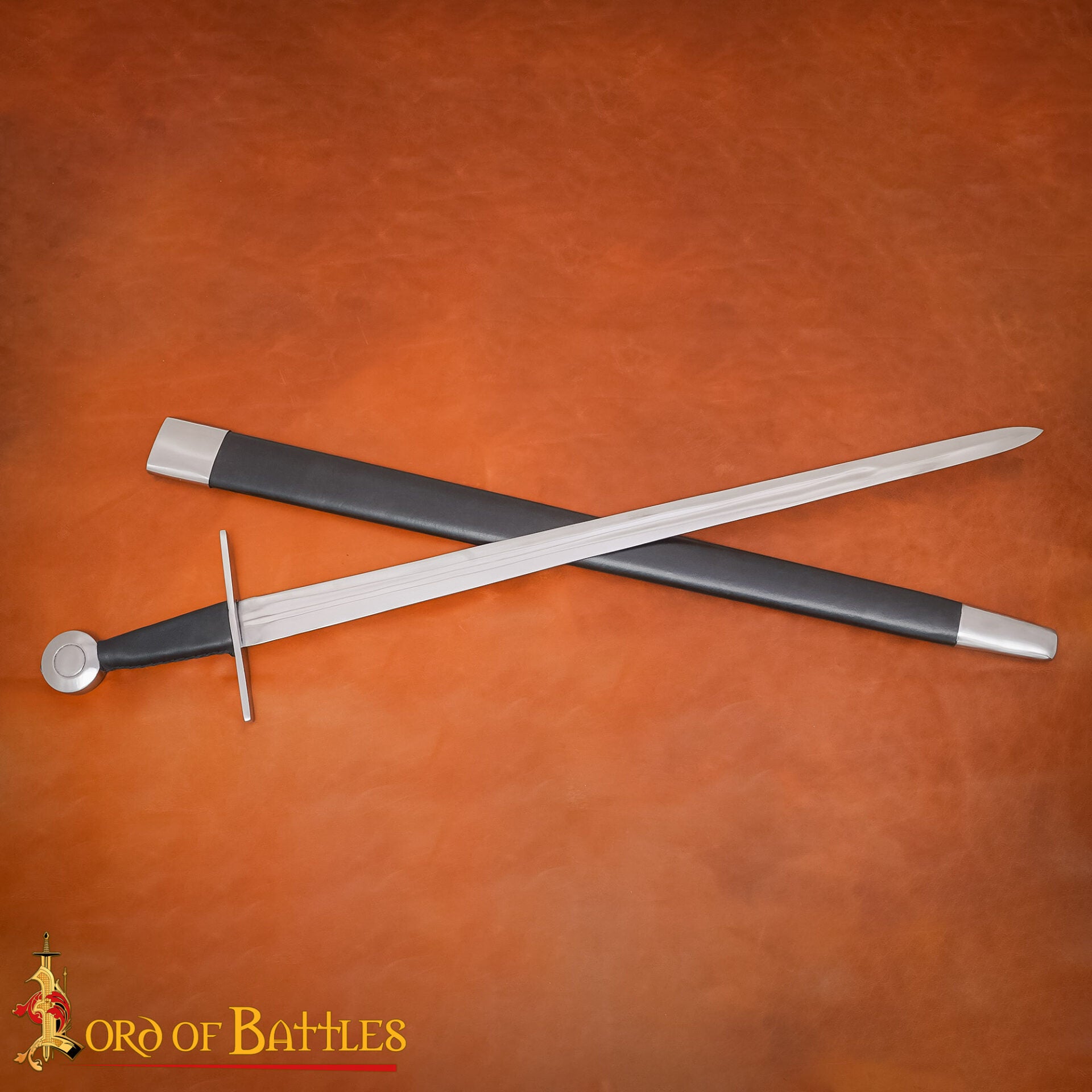 Espada Vikinga de Acero Al Carbono Forjada a Mano con Vaina -funcional - Imagen 6