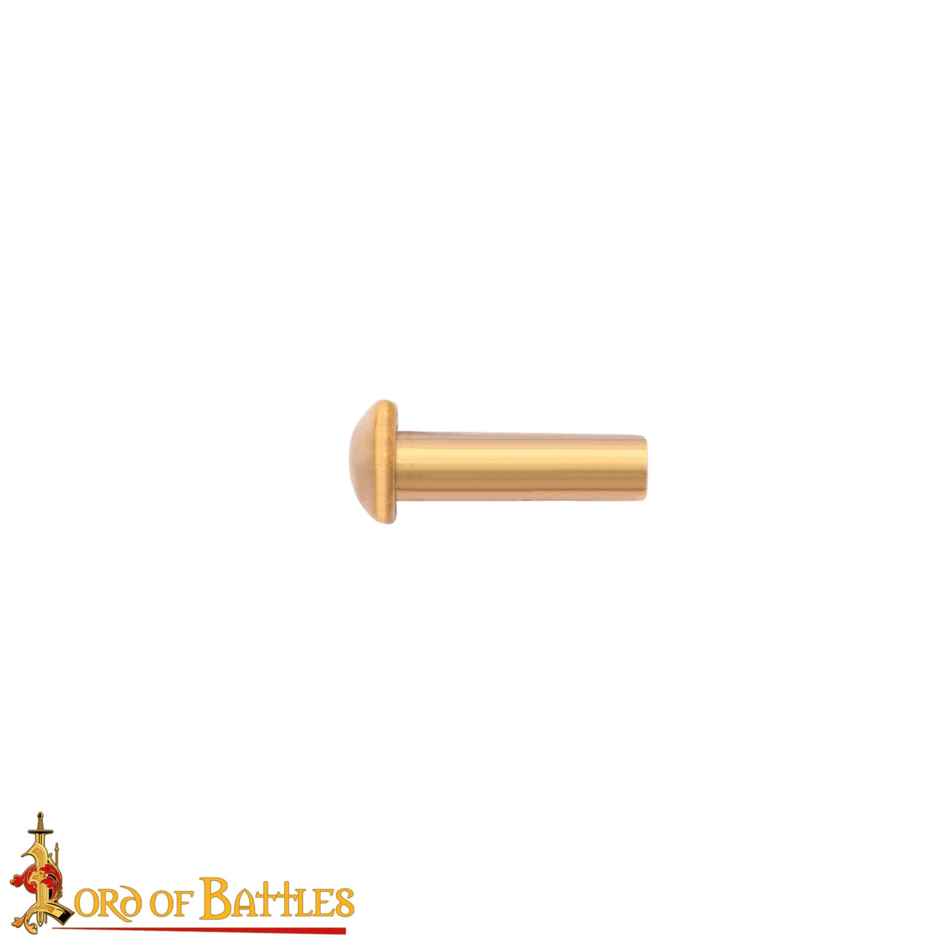 Juego de 25 Remaches Medievales de Latón de 8 Mm de Diámetro - Imagen 3