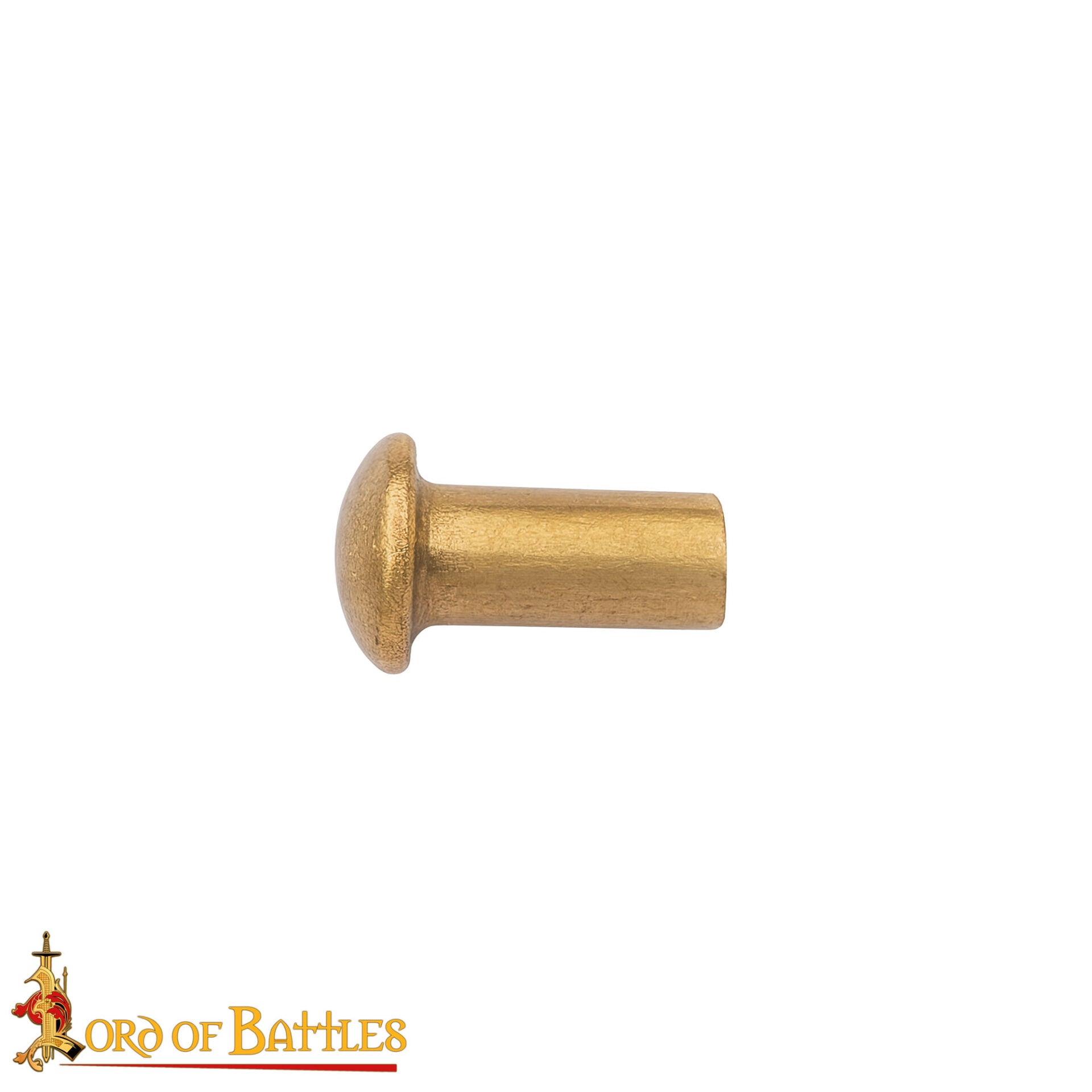 Juego de 25 Remaches Medievales de Latón de 6 Mm de Diámetro - Imagen 2