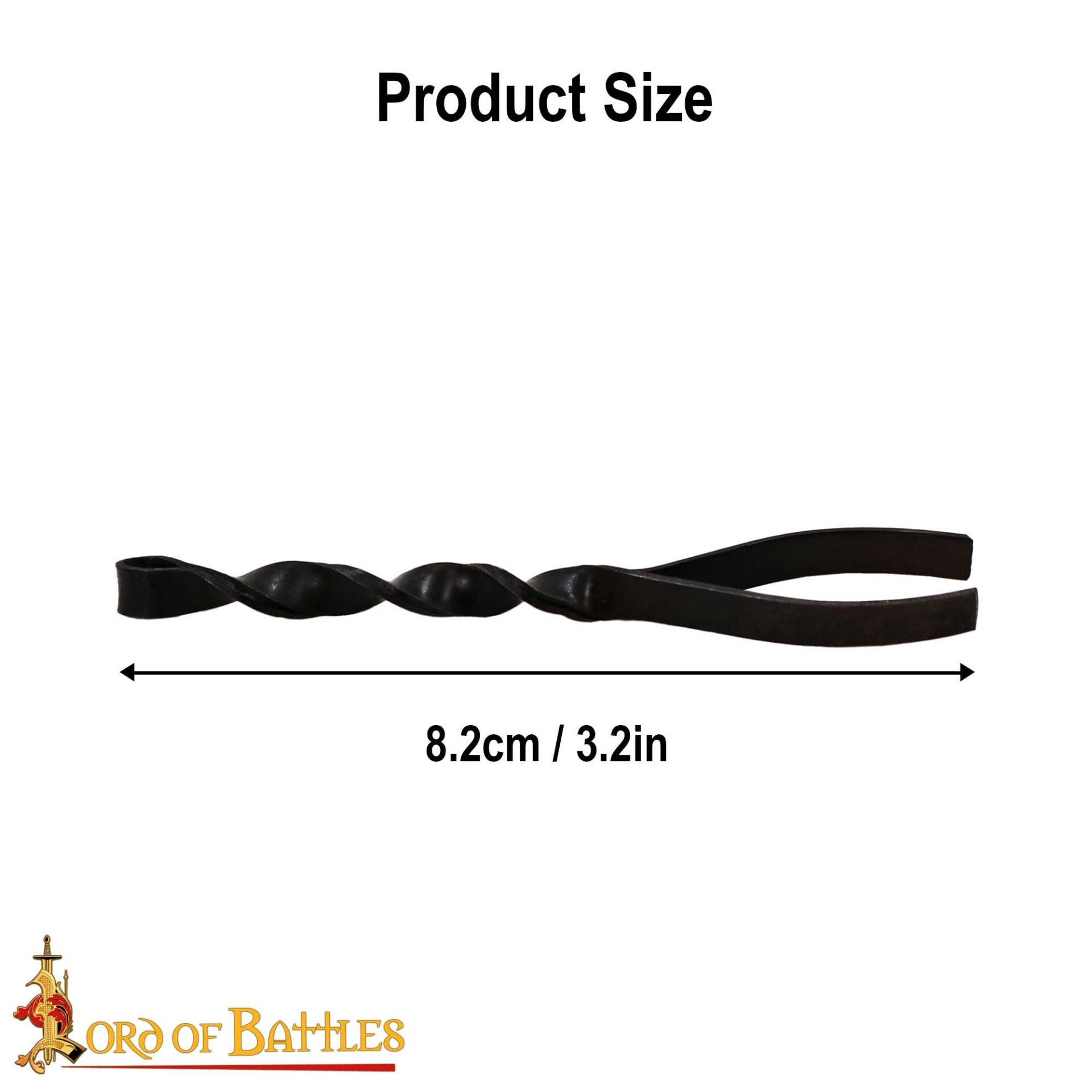 Pinza Medieval de Hierro Forjada a Mano - Herramienta Tradicional de Aseo con Mango Retorcido - Imagen 15