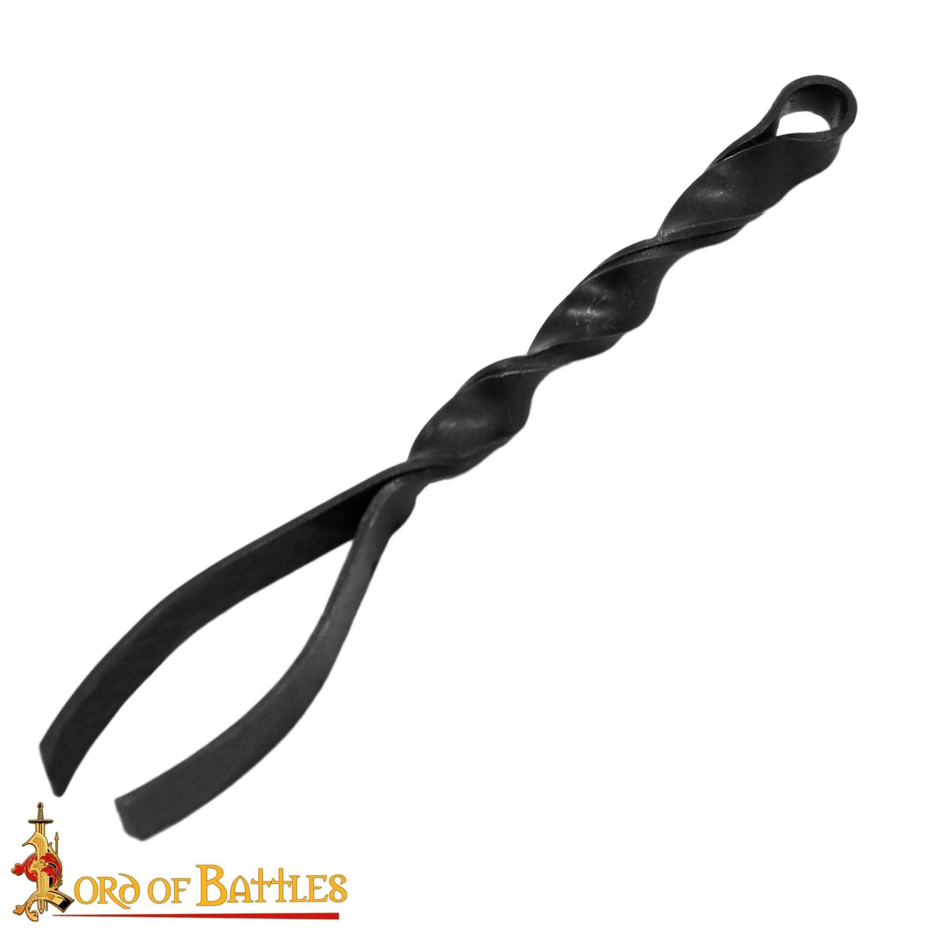 Pinza Medieval de Hierro Forjada a Mano - Herramienta Tradicional de Aseo con Mango Retorcido - Imagen 4