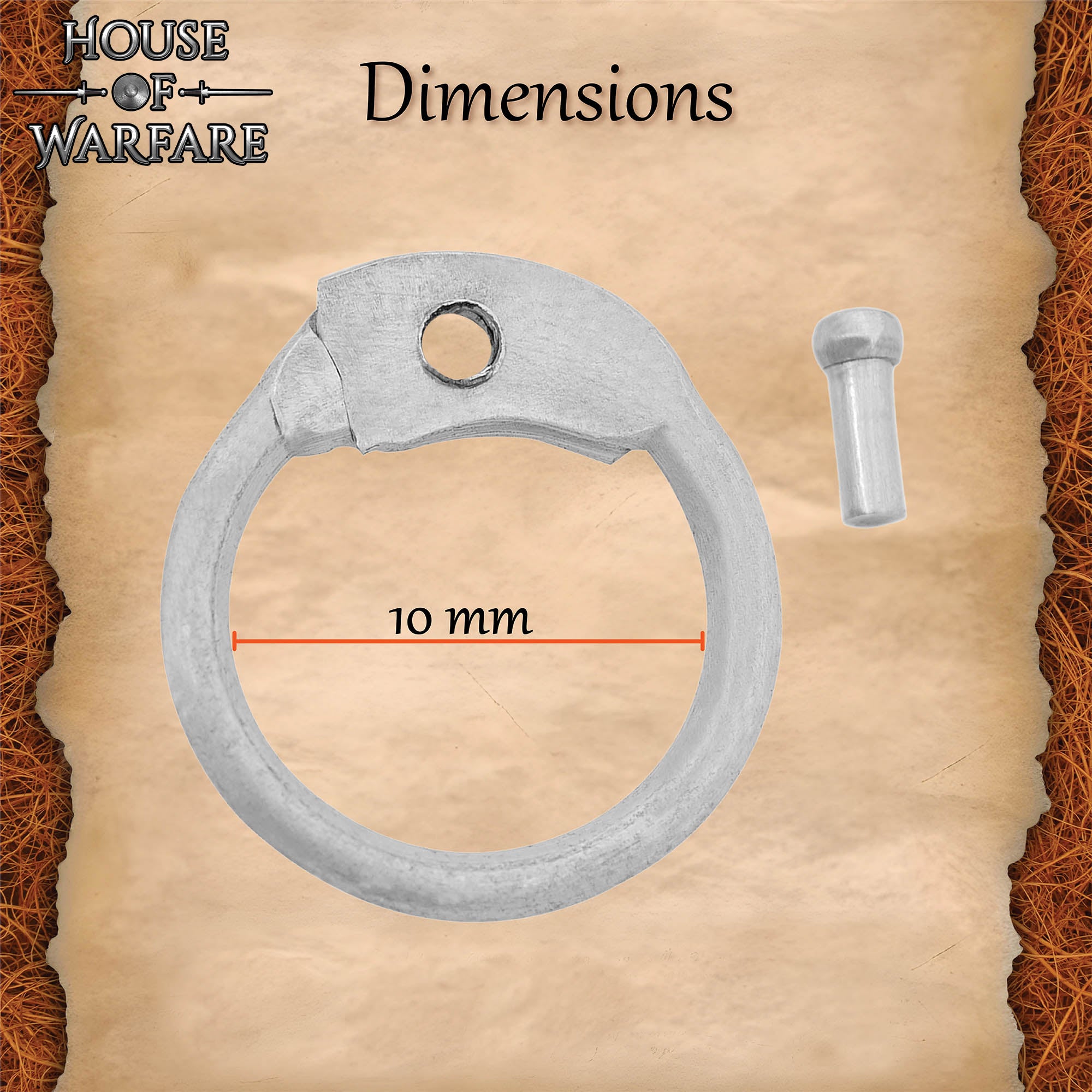 Anillo de Cota de Malla - Anillos Redondos de Aluminio Remachado, 10mm 16 Gauge - Imagen 3