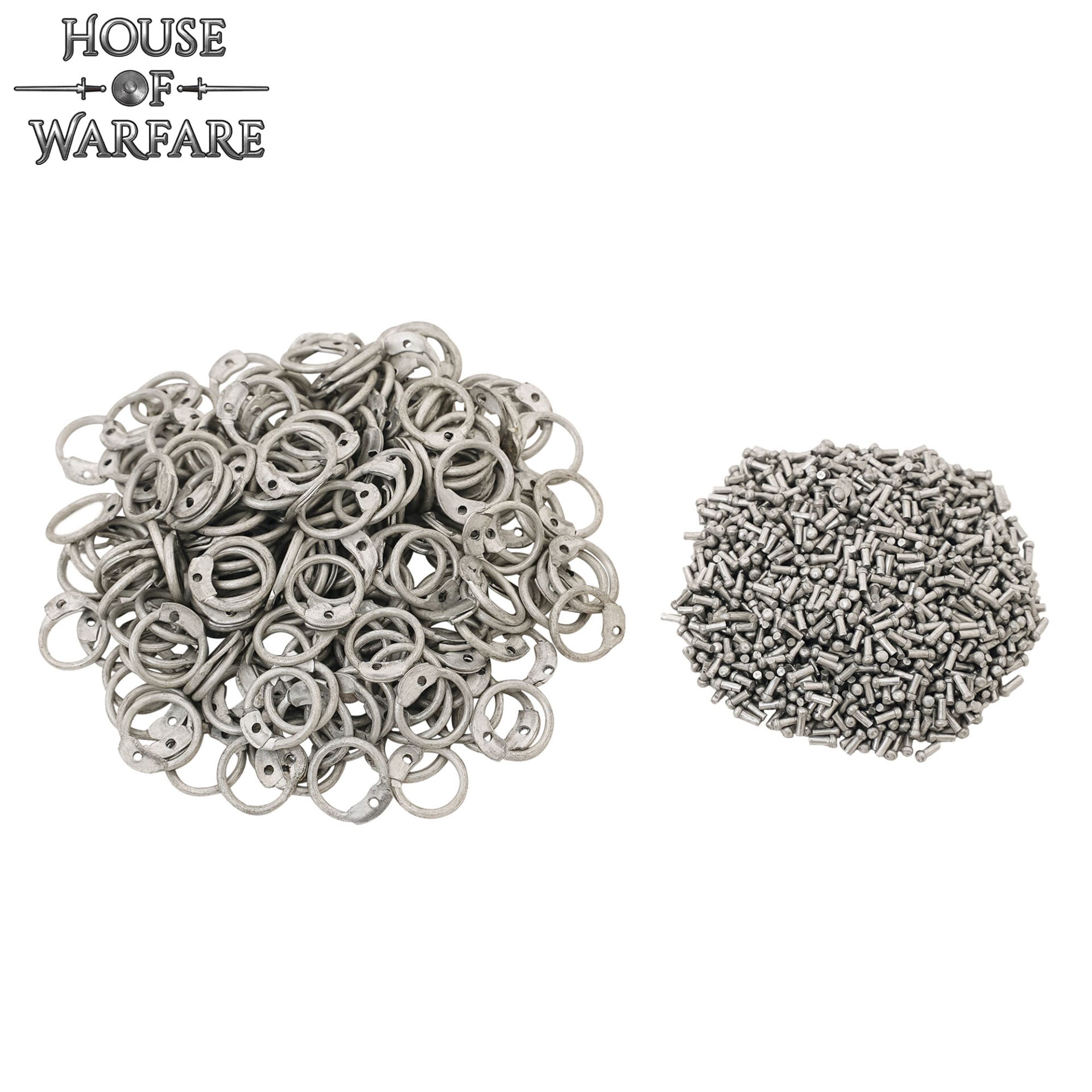 Anillo de Cota de Malla - Anillos Redondos de Aluminio Remachado, 10mm 16 Gauge - Imagen 4