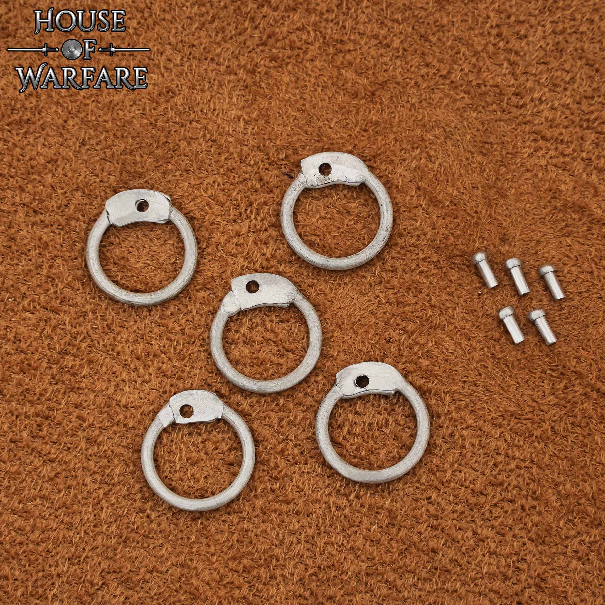 Anillo de Cota de Malla - Anillos Redondos de Aluminio Remachado, 10mm 16 Gauge - Imagen 5