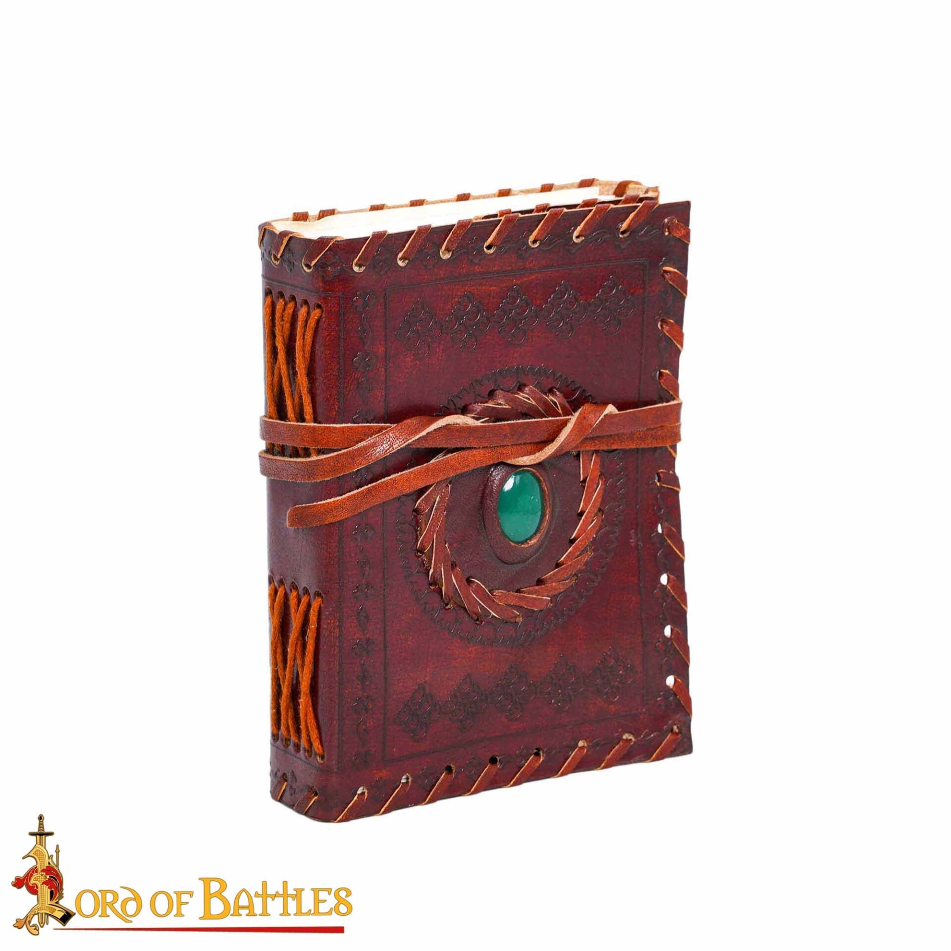 Diario Medieval de Cuero Diario de Cuero Auténtico Hecho a Mano - Imagen 4