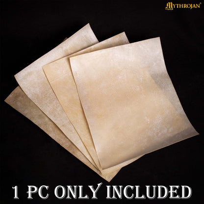 Papel de Pergamino Medieval de 6x8 Pulgadas - Hoja de Escritura Natural Envejecida | 1 Unidad - Imagen 6