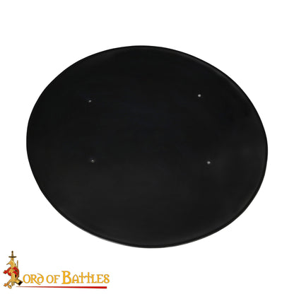Escudo Redondo de Acero con Asa Central - 22" - Negro - Acero Calibre 18 - Imagen 3