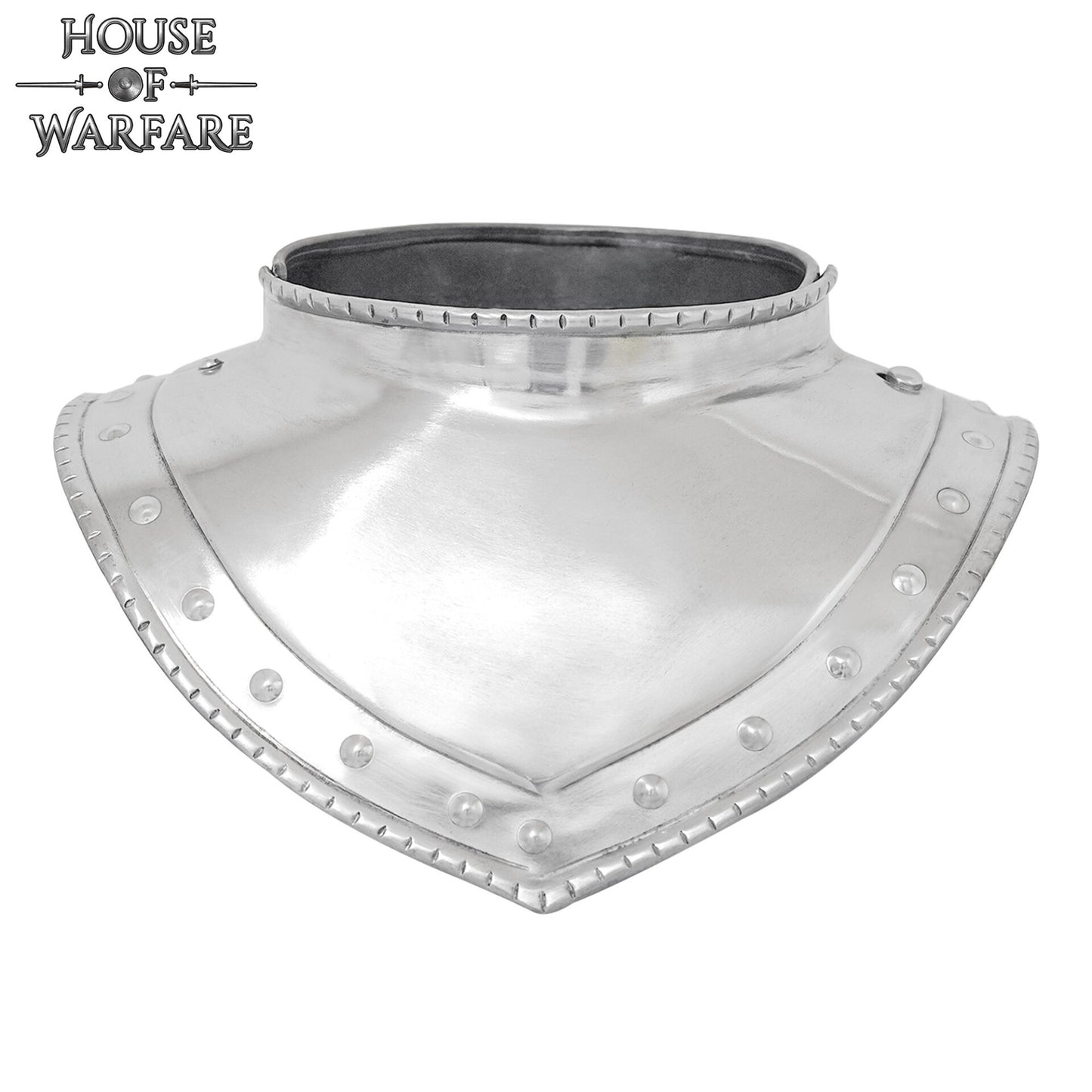 15o - 16o Siglo Acero Cuello Gorget Medieval Cuello Placa Armadura para Soldados - Imagen 4