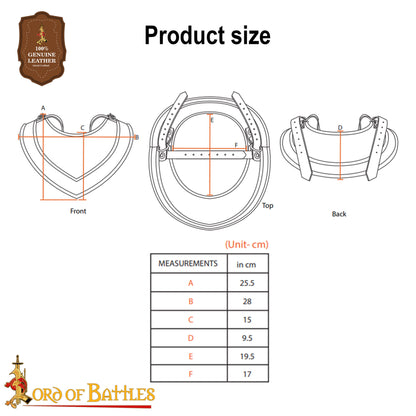 Gorget Medieval Simple Calibre 18 - Imagen 3