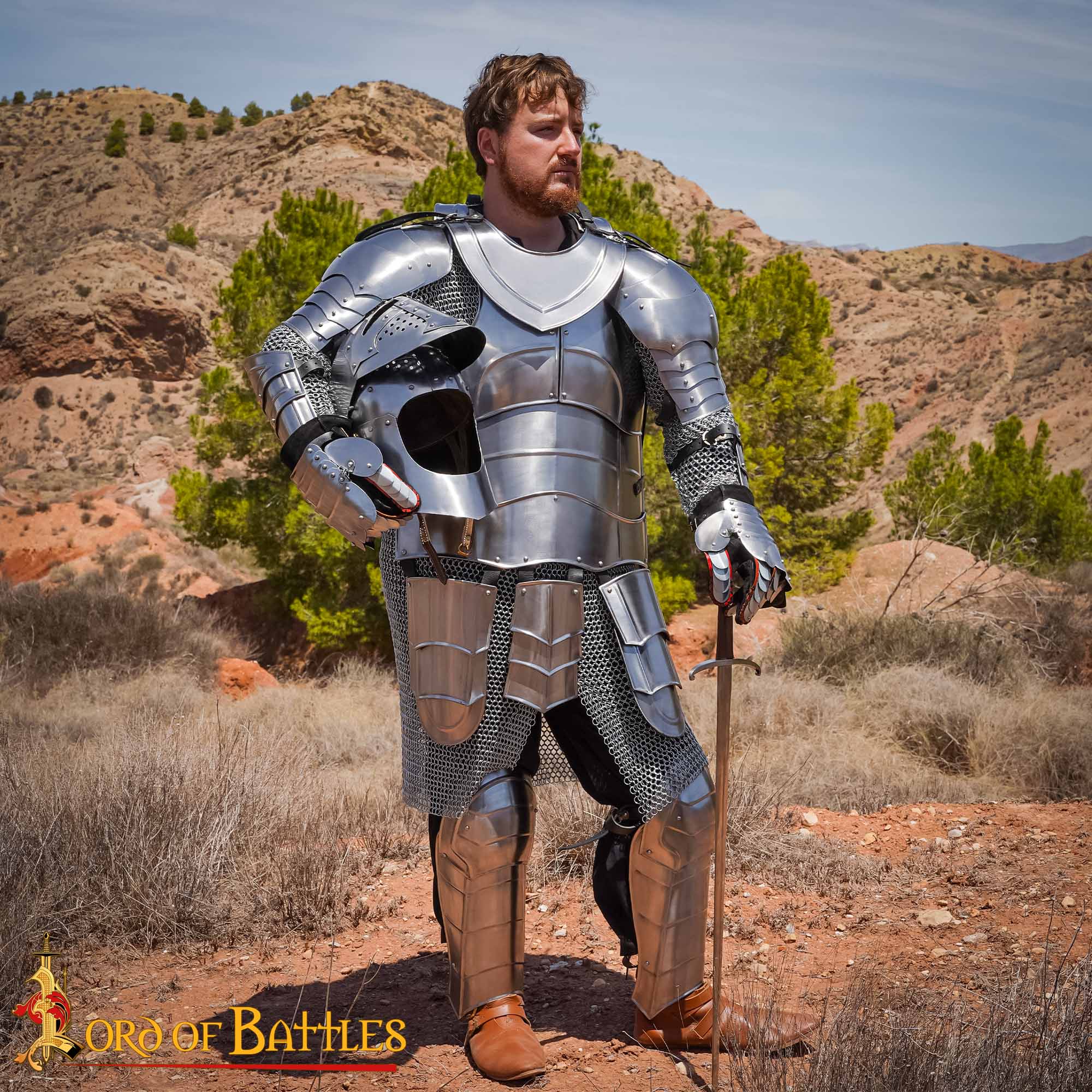 Gorget Medieval Simple Calibre 18 - Imagen 6