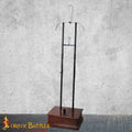 Expositor Medieval de Armadura Completa - Estructura de Acero de Calibre 18 con Base de Madera Dura - Imagen 1