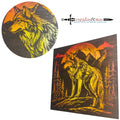 Cuadro grabado Lobo de las montañas 1