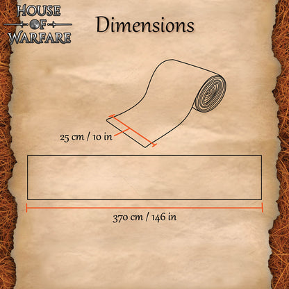 Fajín Pirata de Algodón Negro - 12 Pies- Accesorio Cinturón para Disfraces Históricos - Imagen 3