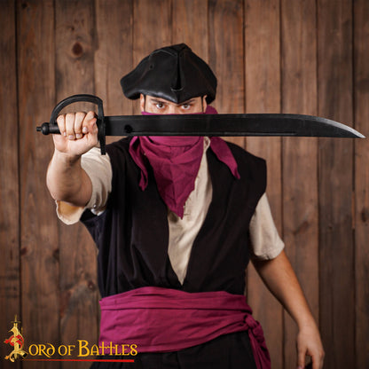 Puntal de Madera Negro con Sable Pirata - Imagen 7