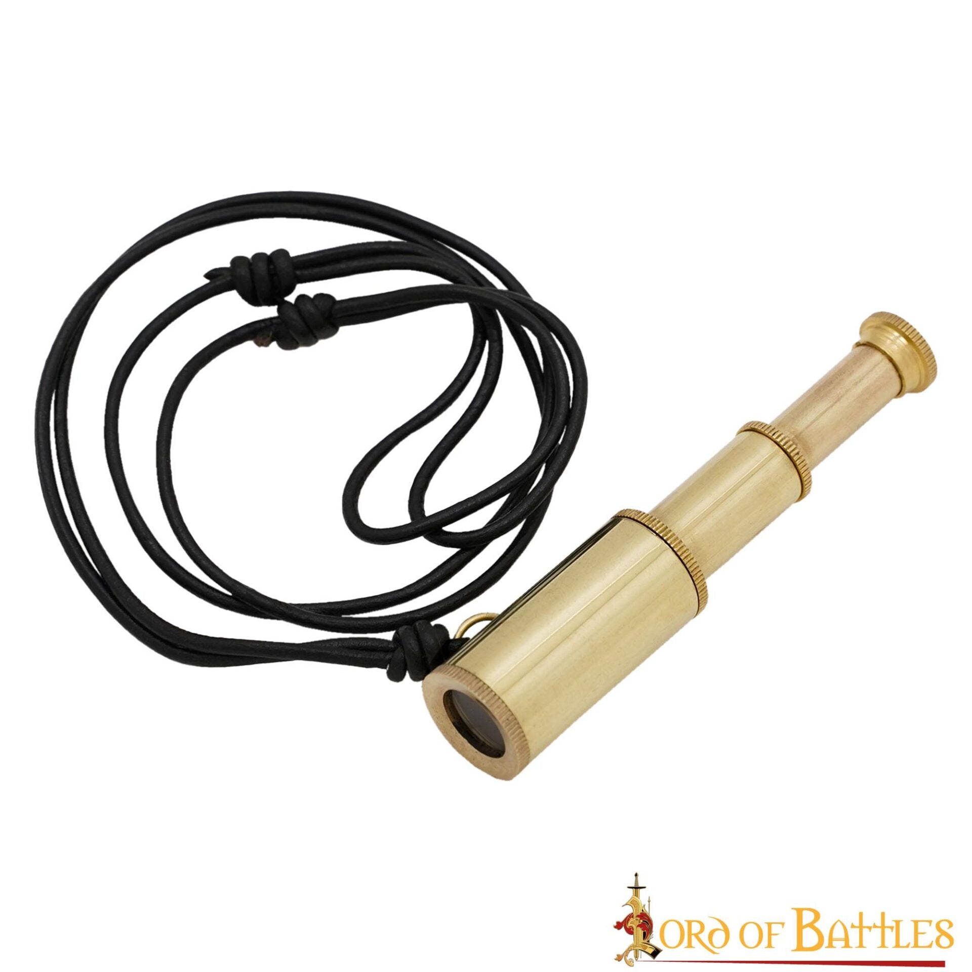 Colgante Pirata Telescopio de Latón - Mini Collar Catalejo para Disfraces Históricos Náuticos - Imagen 10