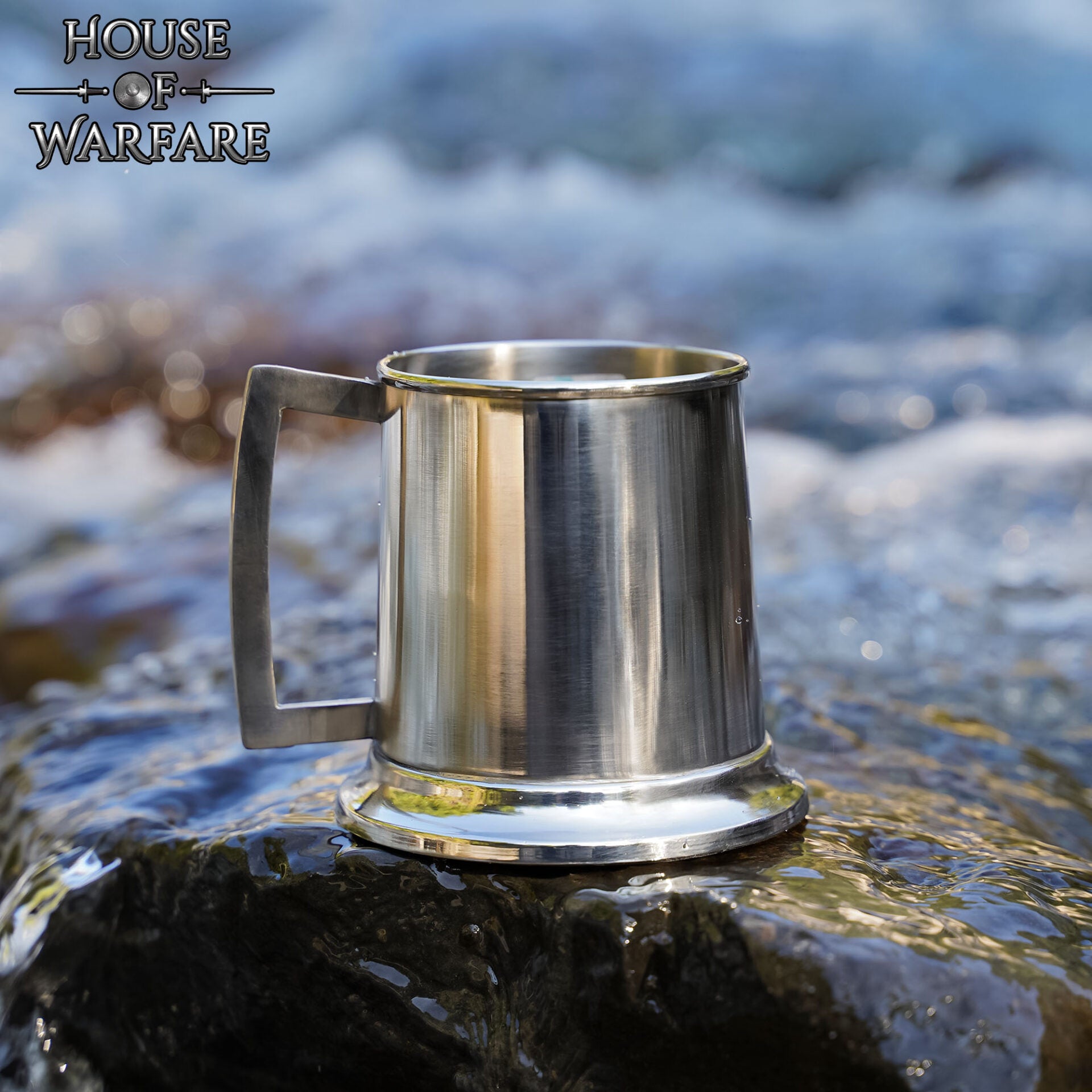 Jarra Medieval de Acero Pulido - 4,5 Pulgadas, 660 Ml de Capacidad - Imagen 7