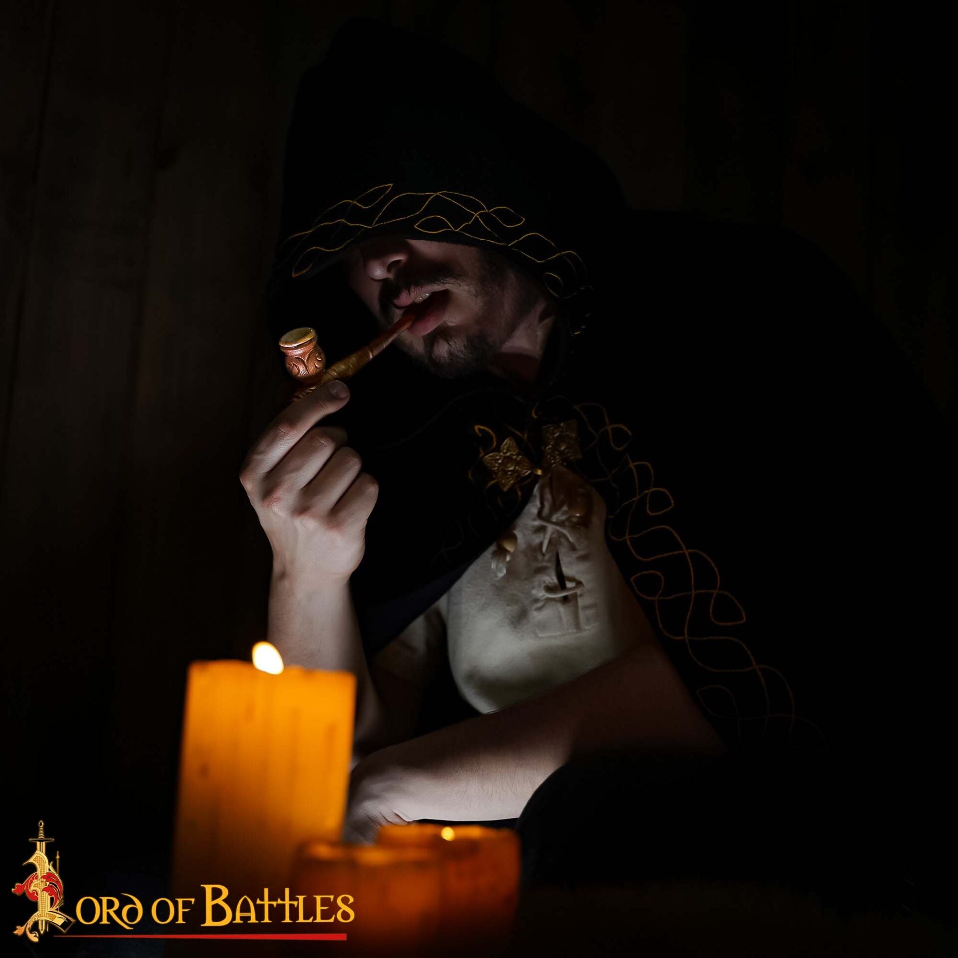 Mini Pipa de Madera para Fumar - Pipa de Bolsillo de Madera Tallada a Mano con Grabado Vintage - Imagen 2