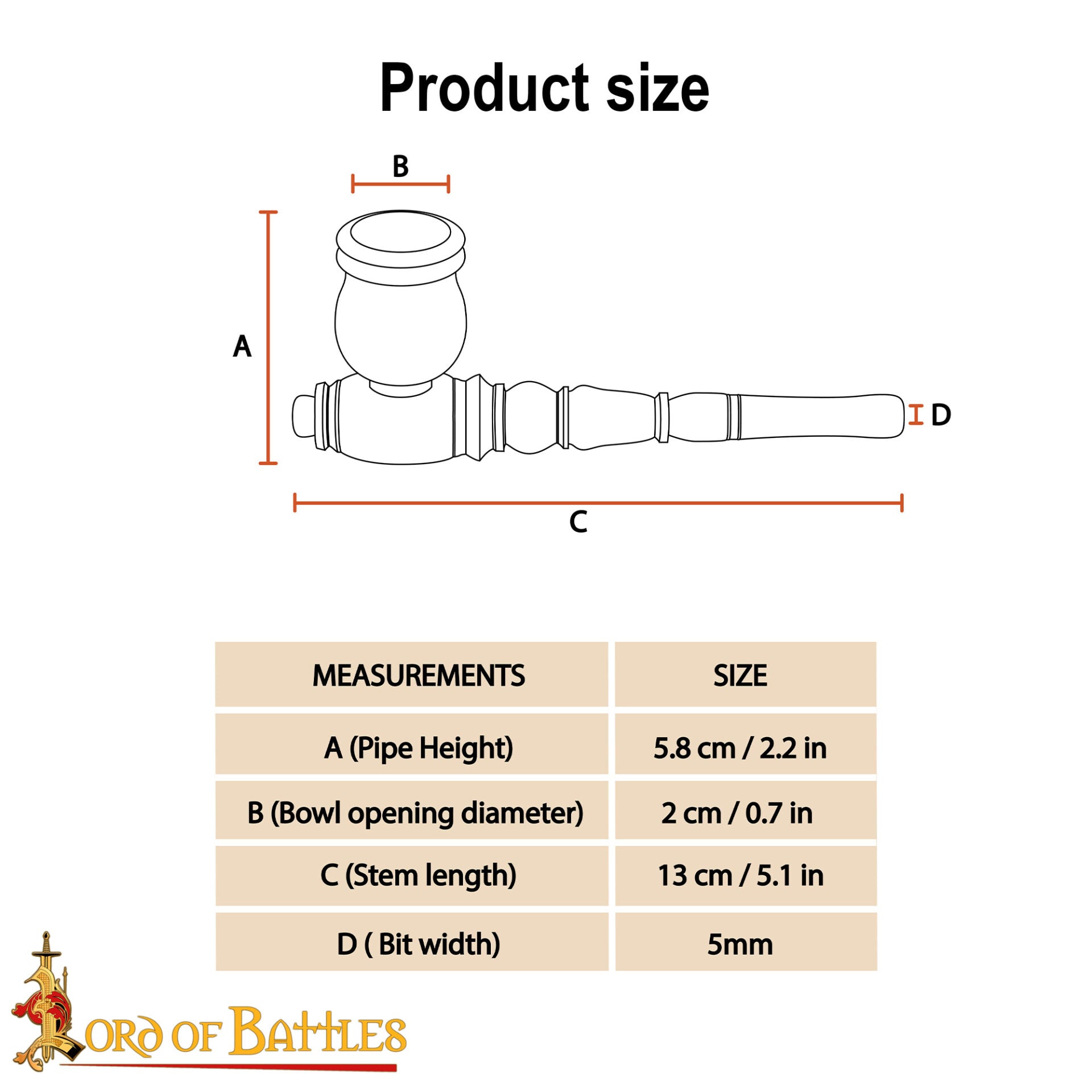 Mini Pipa de Madera para Fumar - Pipa de Bolsillo de Madera Tallada a Mano con Grabado Vintage - Imagen 3