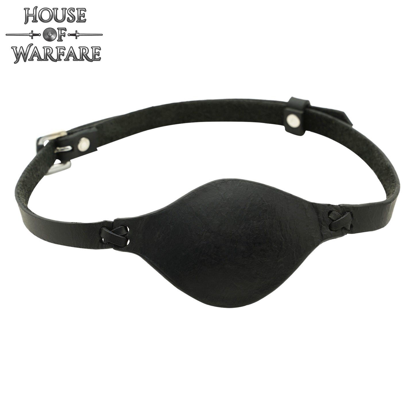 Parche Ocular Pirata de Cuero Auténtico - Cubreojos Negro Ajustable para Disfraces, Larp y Temas Piratas - Imagen 4
