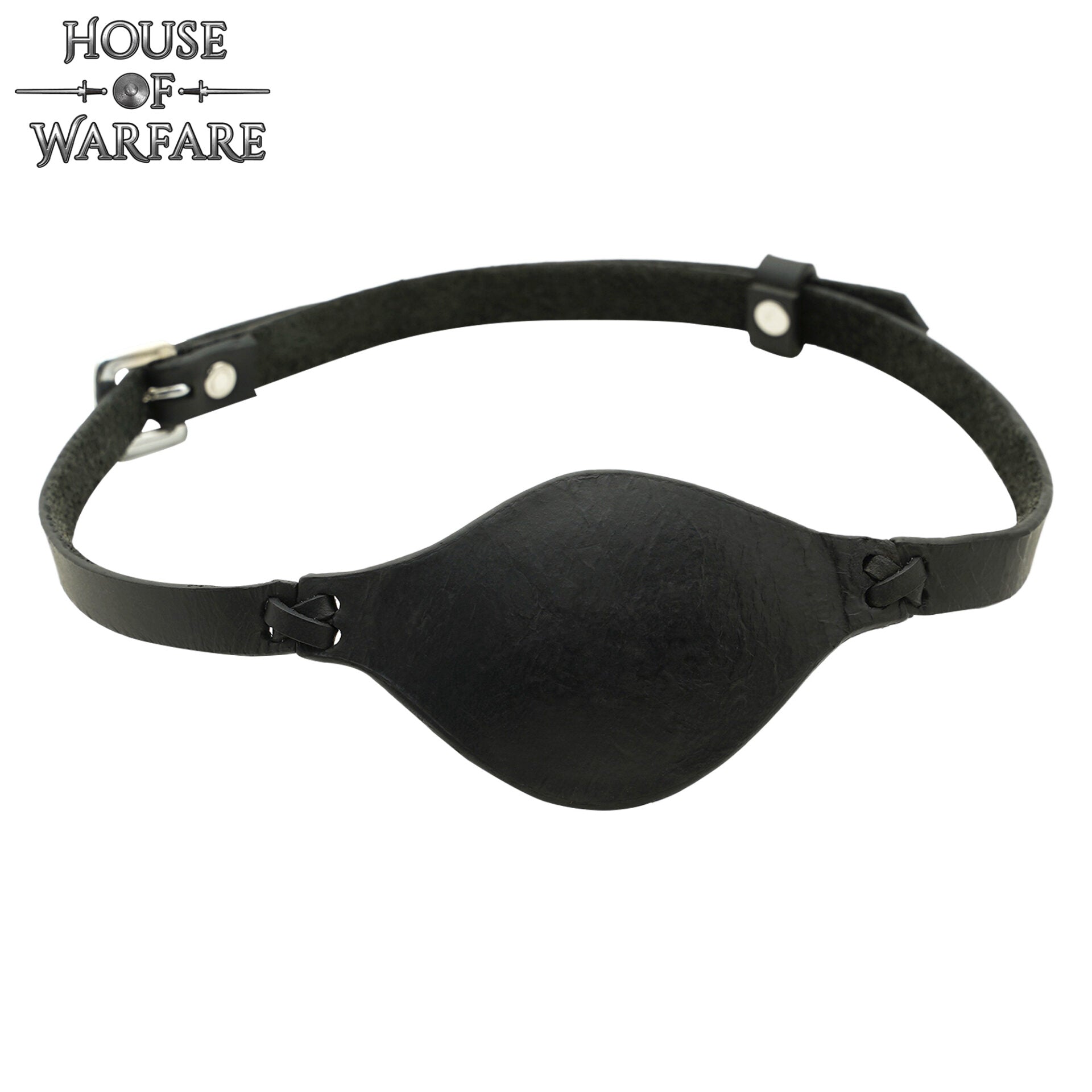 Parche Ocular Pirata de Cuero Auténtico - Cubreojos Negro Ajustable para Disfraces, Larp y Temas Piratas - Imagen 4