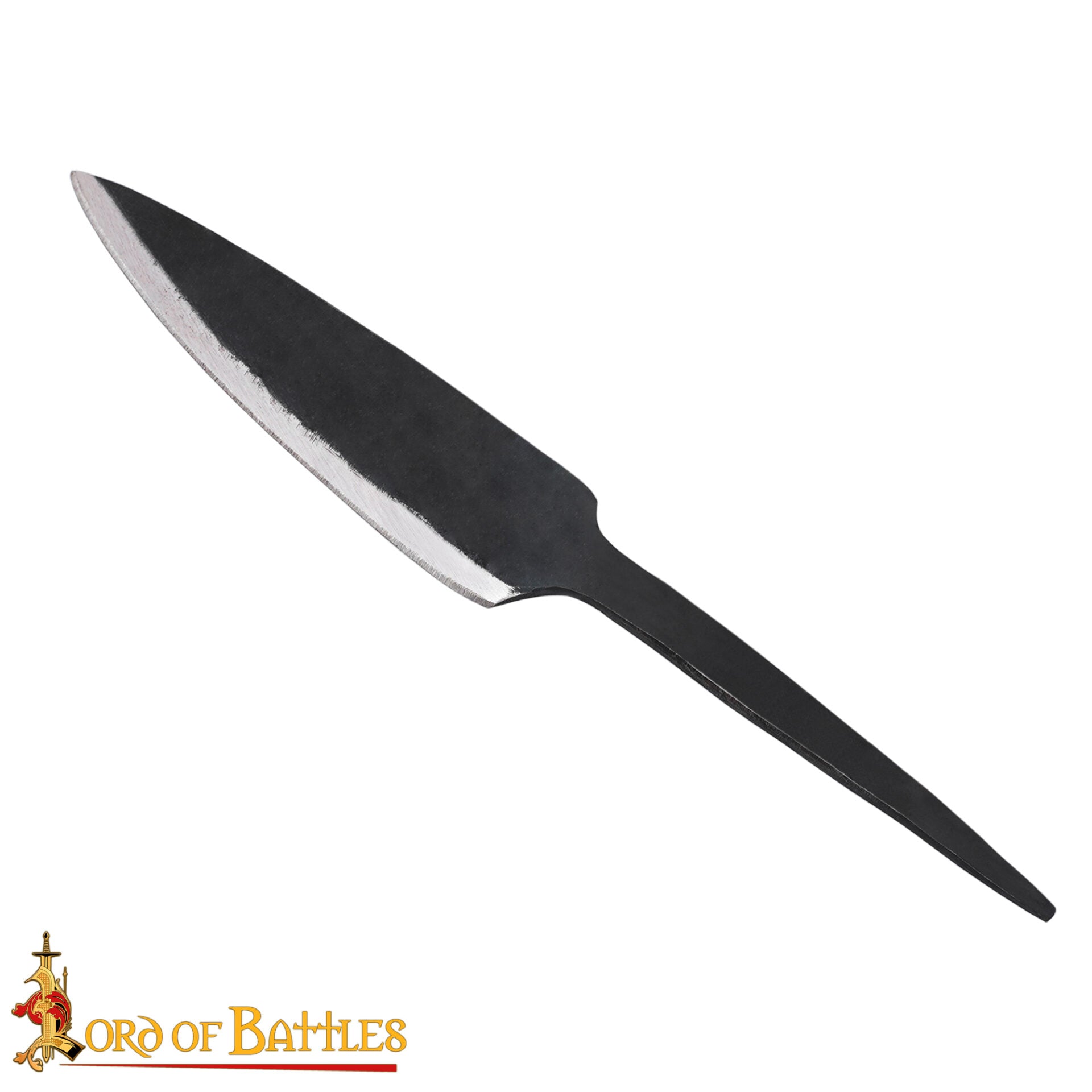 Hoja de Acero Rústico Forjada a Mano con Espiga Personalizable para Campamento, Cocina y Exposición - Imagen 4