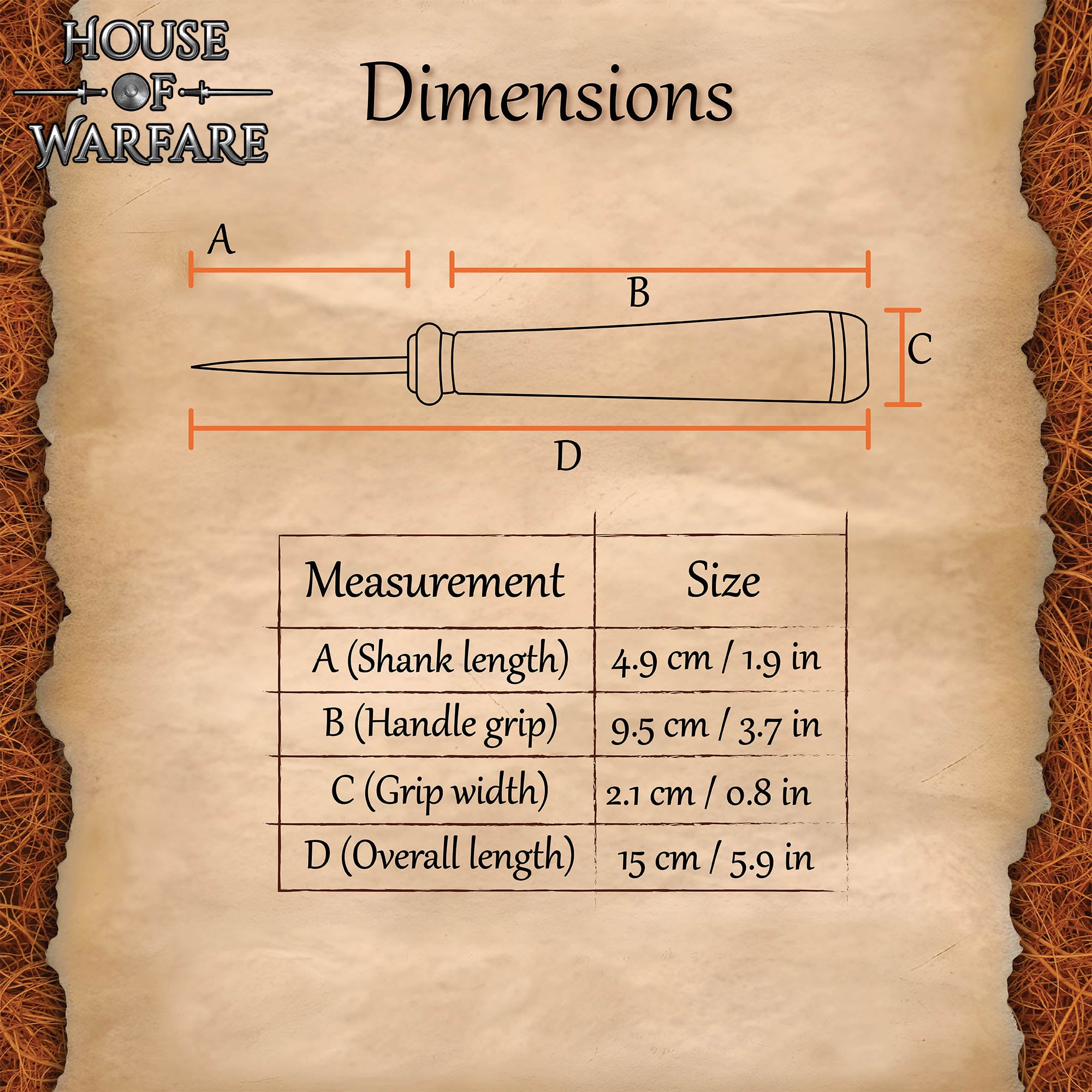 Lezna de Cuero - Mango de Madera Pulida - Herramienta de Costura Tradicional - Imagen 3