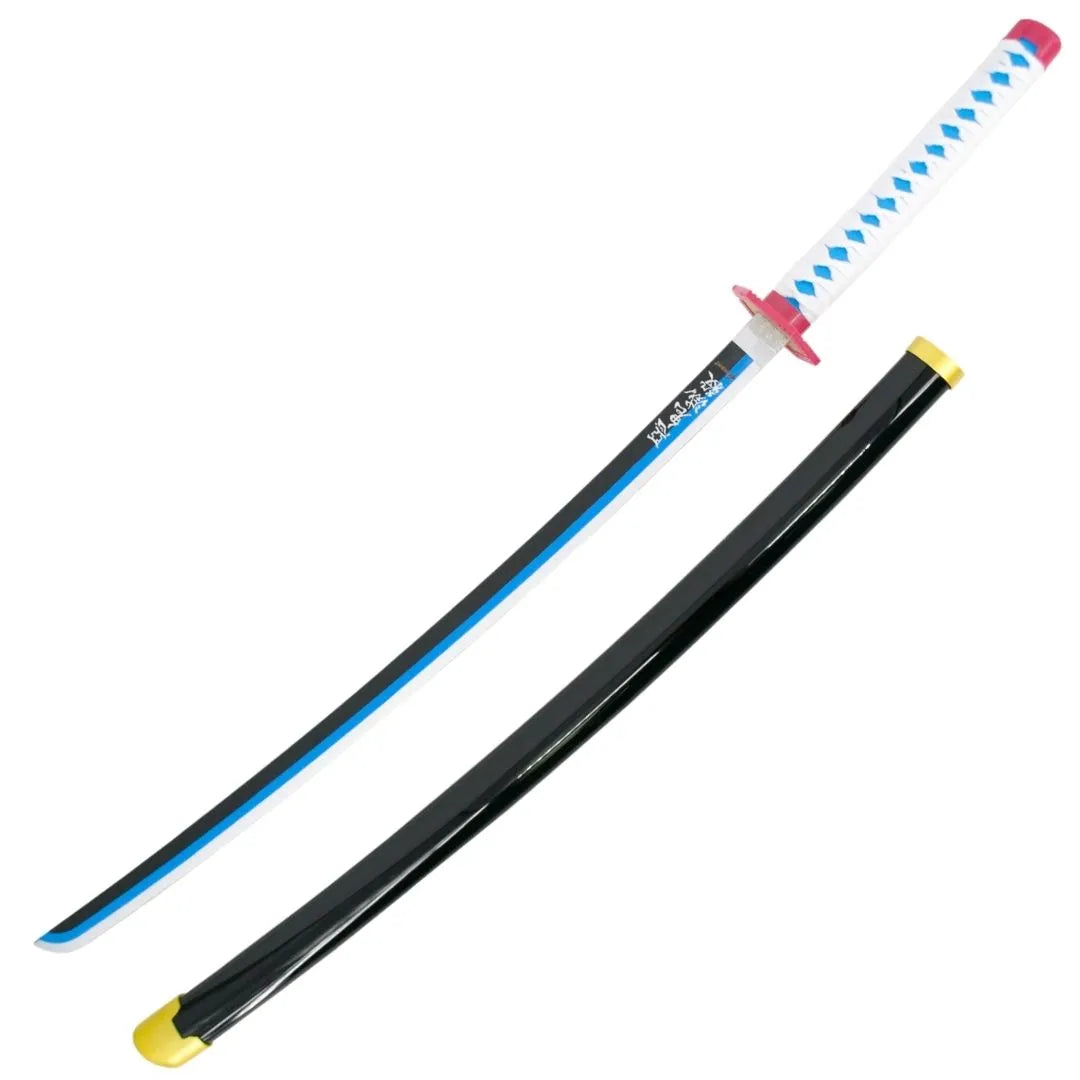 Pack Pilares del Honor con 3 Katanas de Bambú Kimetsu No Yaiba y Expositor - Espadas y Más.