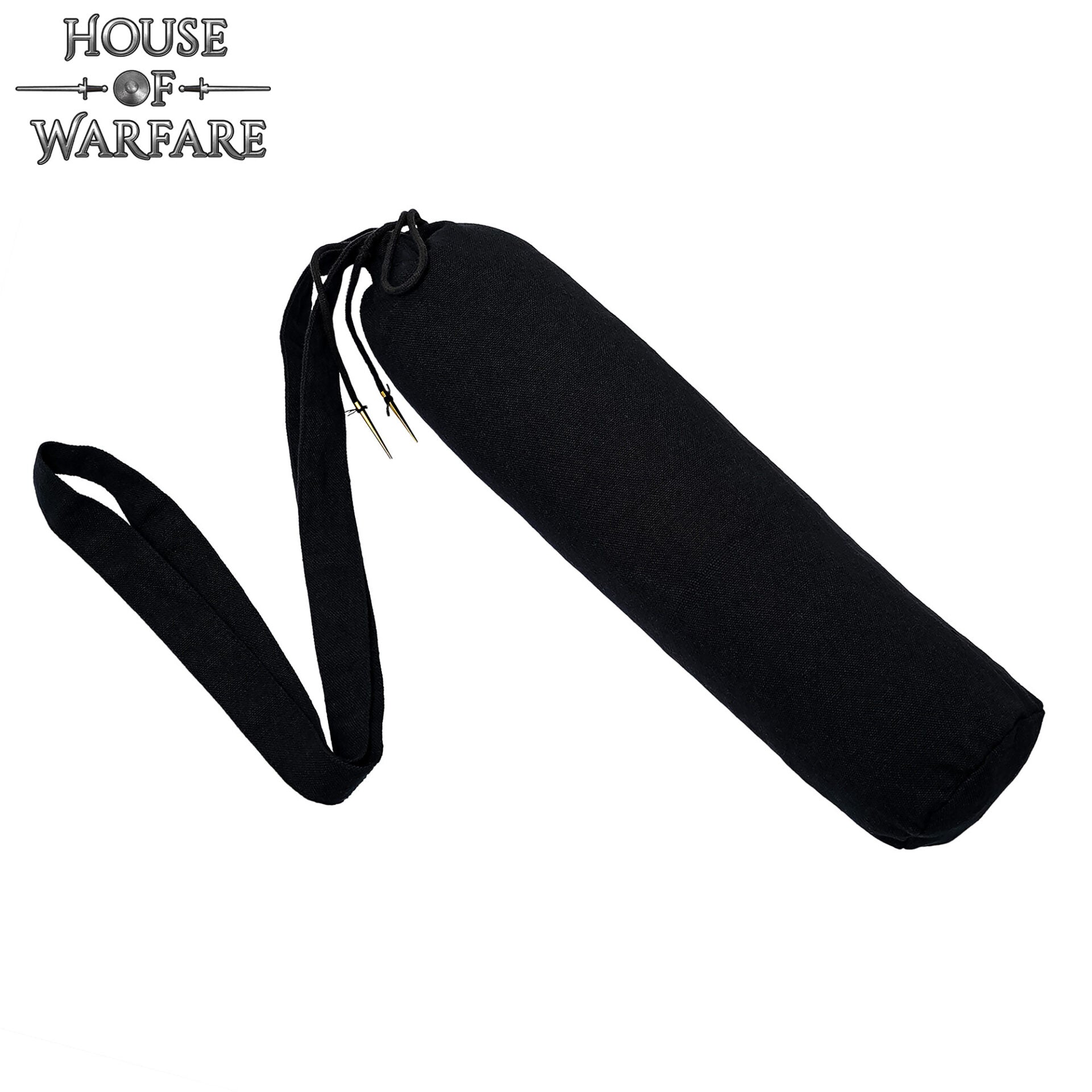 Funda de Lona Portátil con Cordón para Botellas Negro | Funda Duradera para Botellas - Imagen 4