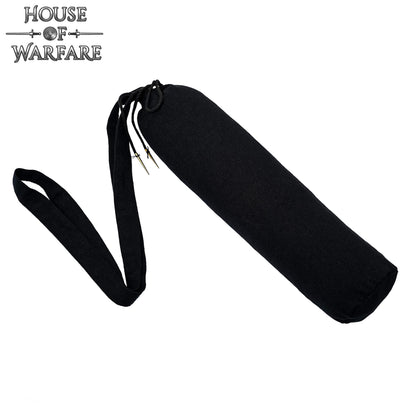 Funda de Lona Portátil con Cordón para Botellas Negro | Funda Duradera para Botellas - Imagen 4