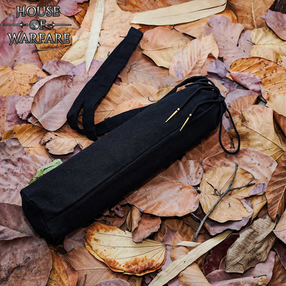 Funda de Lona Portátil con Cordón para Botellas Negro | Funda Duradera para Botellas - Imagen 6