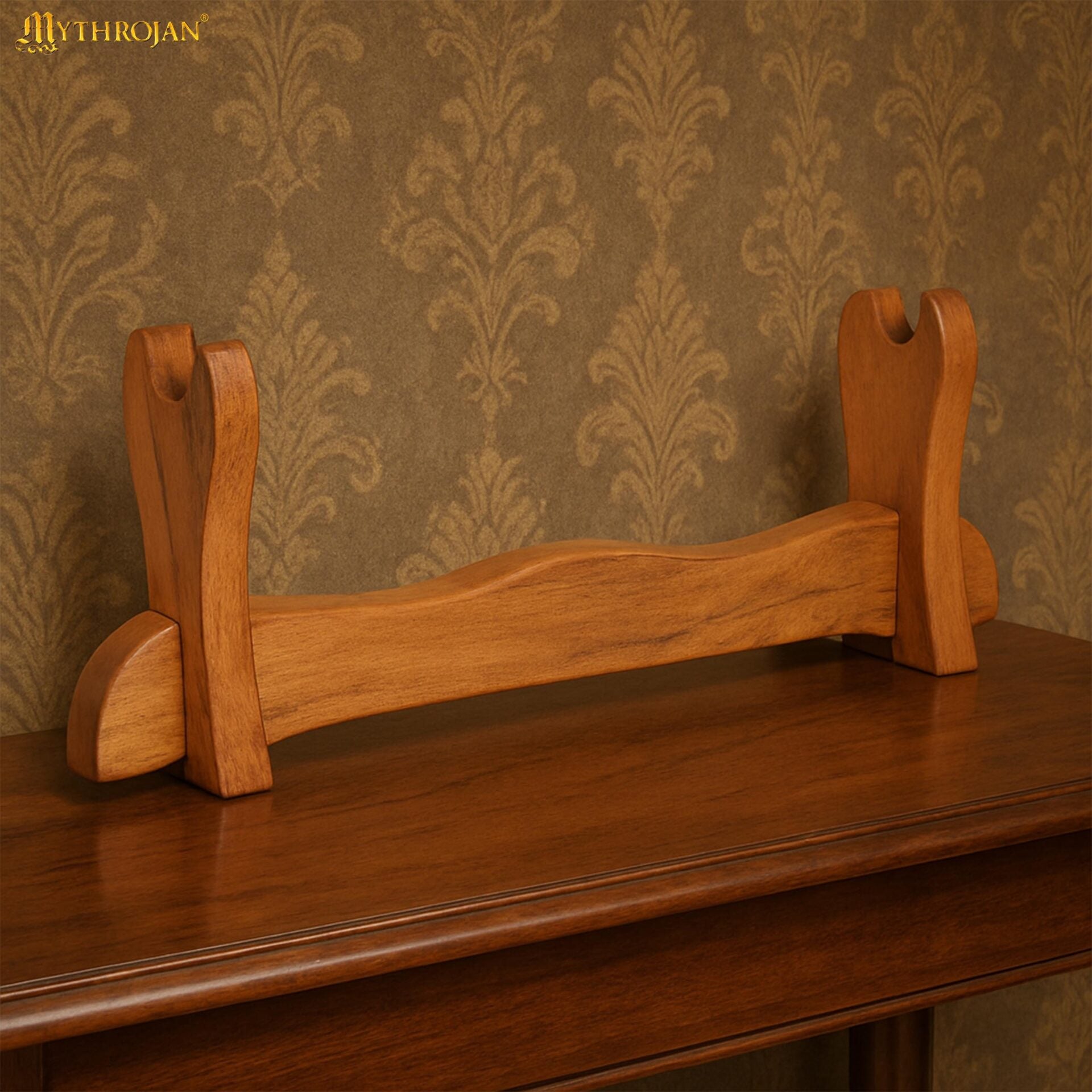 Soporte de Madera para Espada Mythrojan (pequeño) "simple &amp; Portátil" - Imagen 1