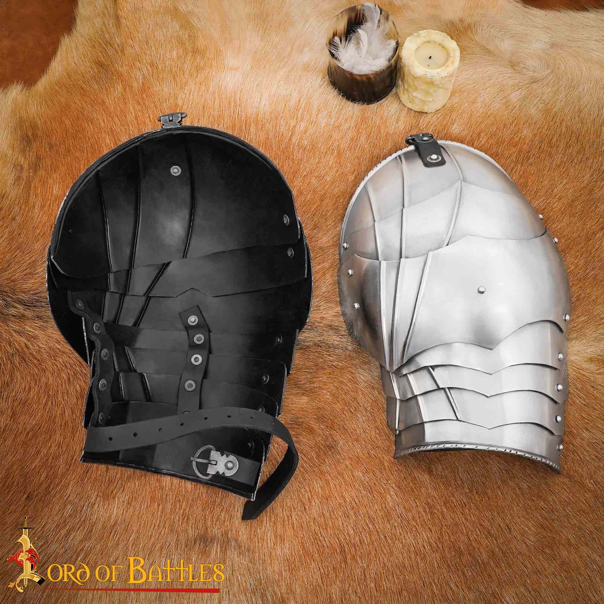 Juego de Hebillas para Armadura de Placas Medieval - Hierro Ennegrecido Forjado a Mano (juego de 5) - Imagen 2