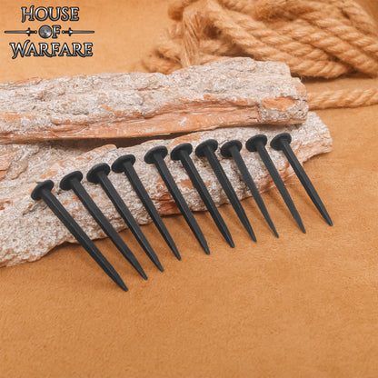 Clavos Medievales Forjados a Mano para Escudos - Juego de 10 Piezas - Imagen 2