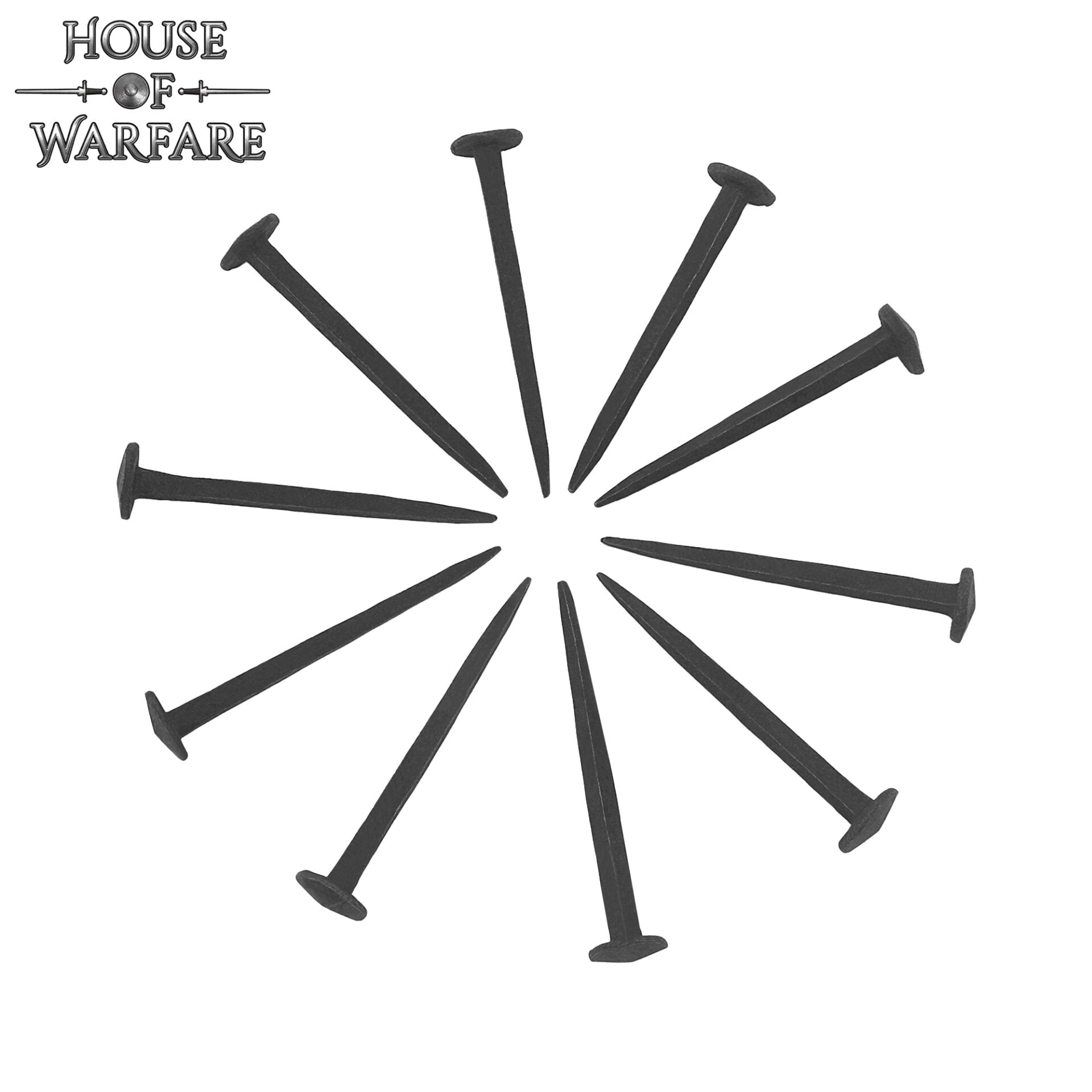 Clavos Medievales Forjados a Mano para Escudos - Juego de 10 Piezas - Imagen 4