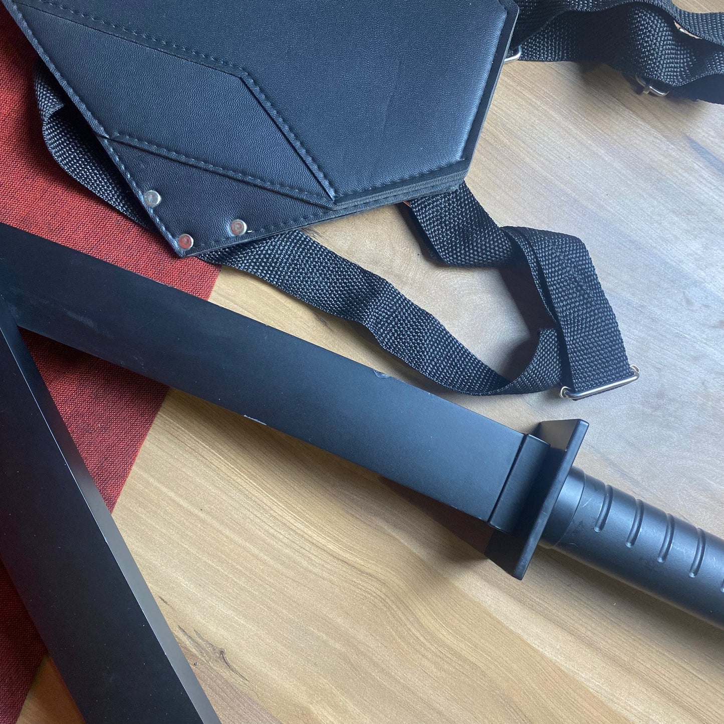 Katanas de Deadpool con mochila, cosplay ZSDP C/Defectos