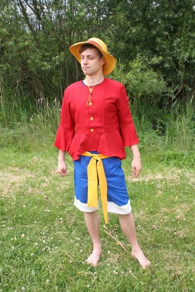 Cosplay de "Monkey D. Luffy" da série "One Piece"