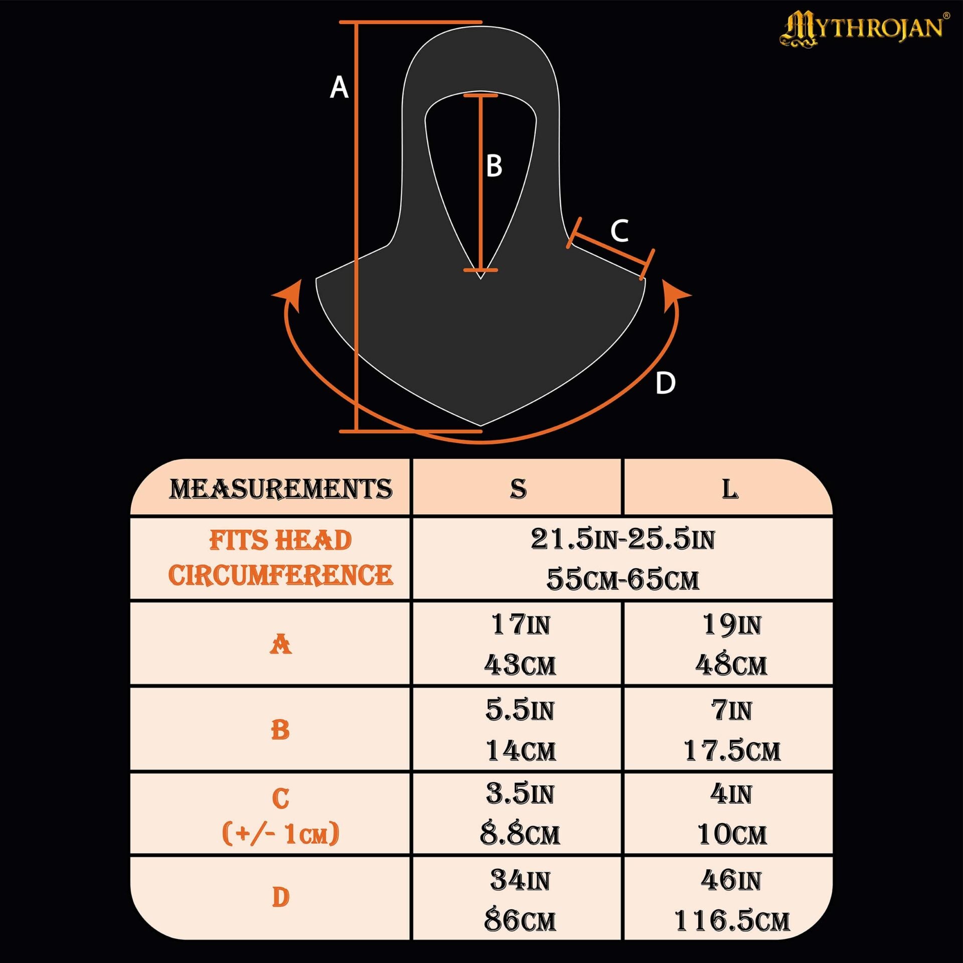 Cofia Medieval de Cota de Malla - Acero Dulce con Remates de Latón Macizo | Capucha Cincada para Sca, Larp - Imagen 8