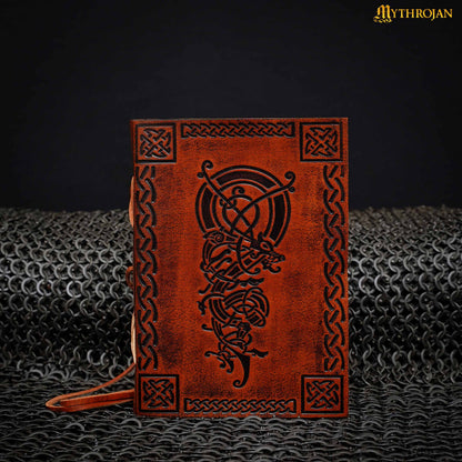 Mythrojan Diario Medieval de Cuero Rústico Vintage Diario - Imagen 2