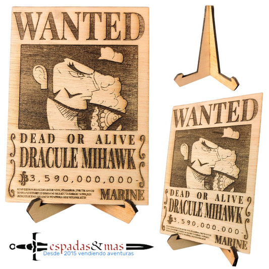 Wanted Dracule Mihawk Poster