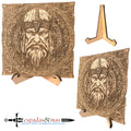Viking face poster