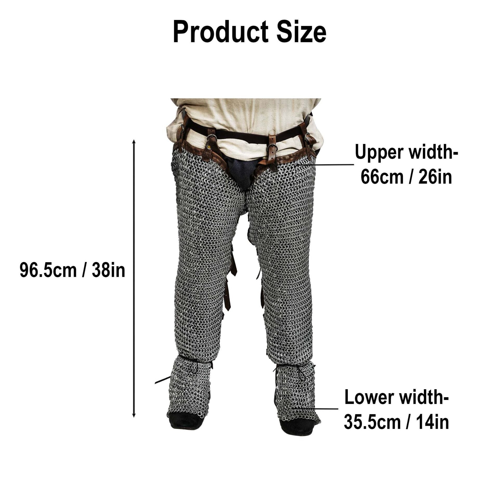 Mallas de Cota de Malla - Anillo Redondo Remachado de 10 Mm, Calibre 16, Acero Dulce - Ideal para Conjuntos de Armadura de Cuerpo Entero - Imagen 7