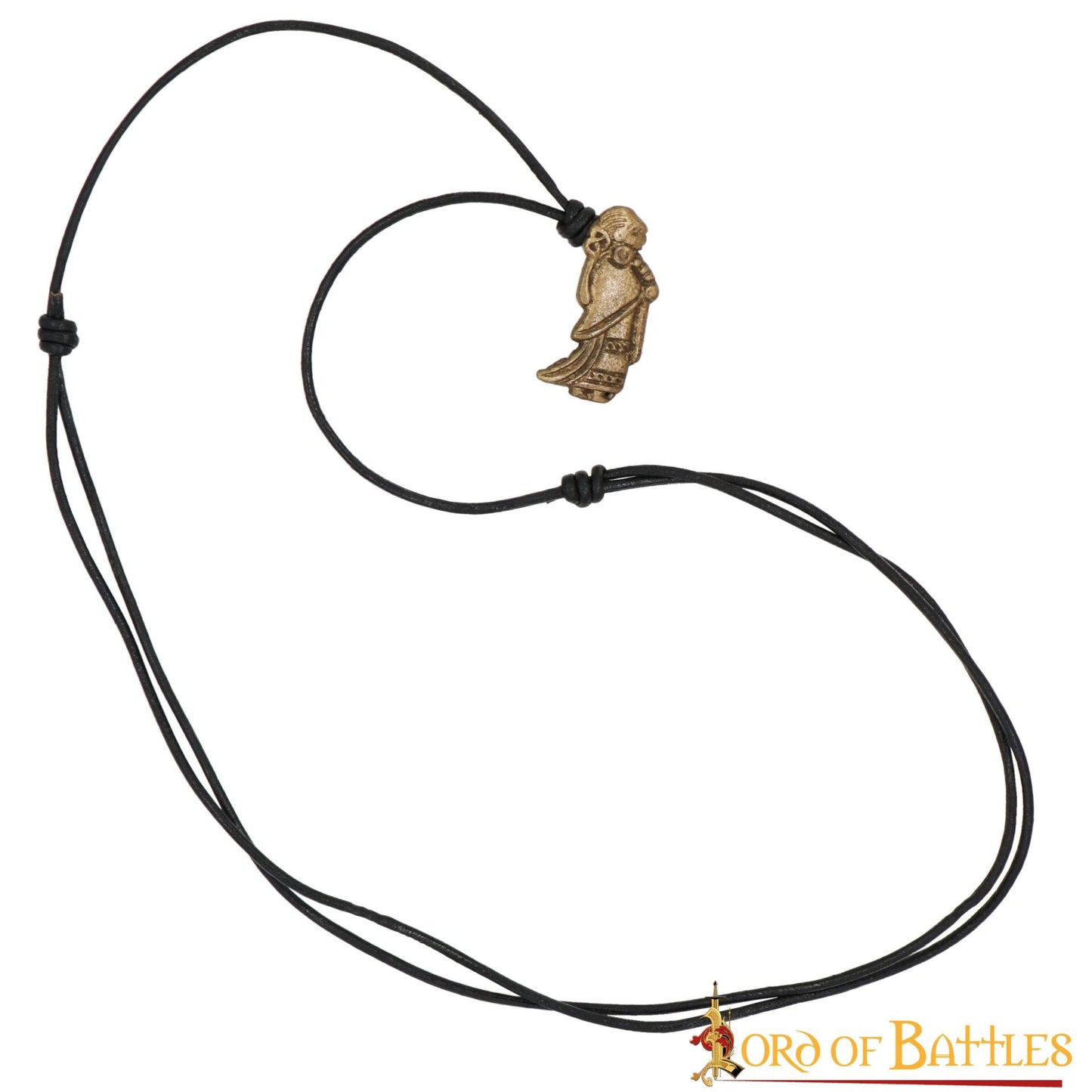 Collar de Latón - Colgante Valquiria Vikinga - Imagen 8