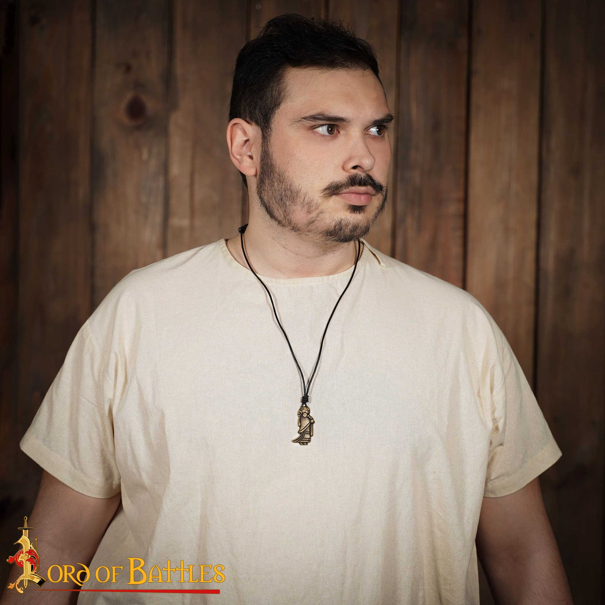 Collar de Latón - Colgante Valquiria Vikinga - Imagen 10