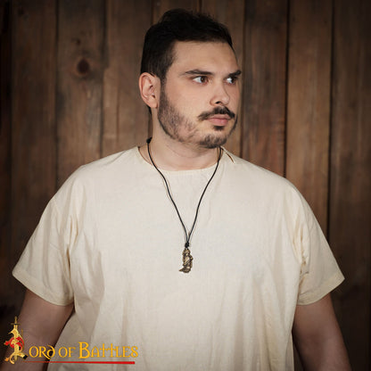 Collar de Latón - Colgante Valquiria Vikinga - Imagen 10