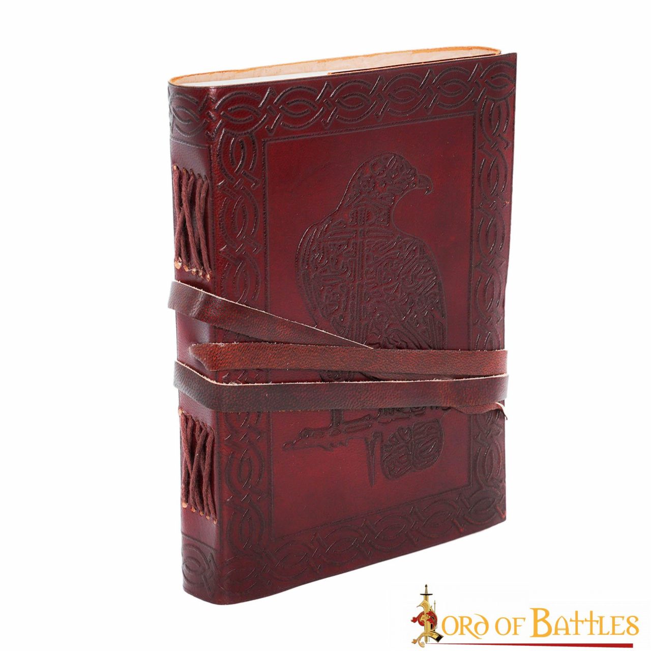 Celtic Eagle Journal Diario de Piel Auténtica Hecho a Mano - Imagen 2