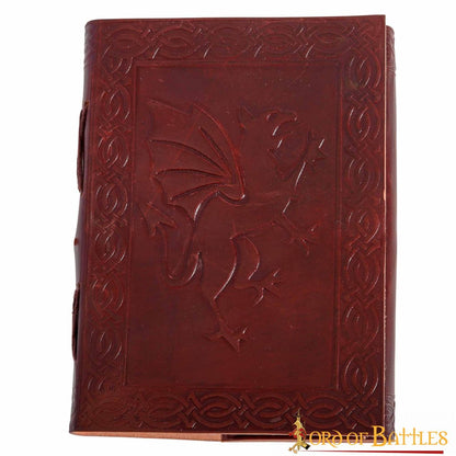 The Dragon Journal Agenda de Piel Auténtica Hecha a Mano - Imagen 2