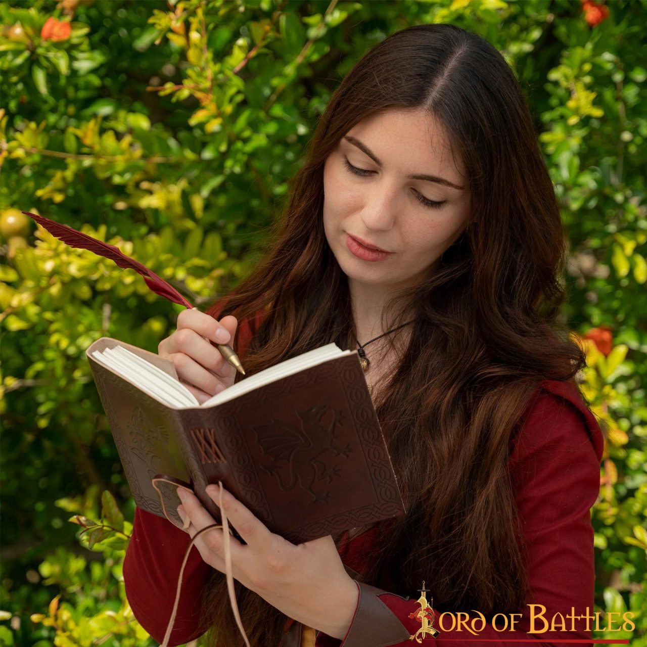 The Dragon Journal Agenda de Piel Auténtica Hecha a Mano - Imagen 9