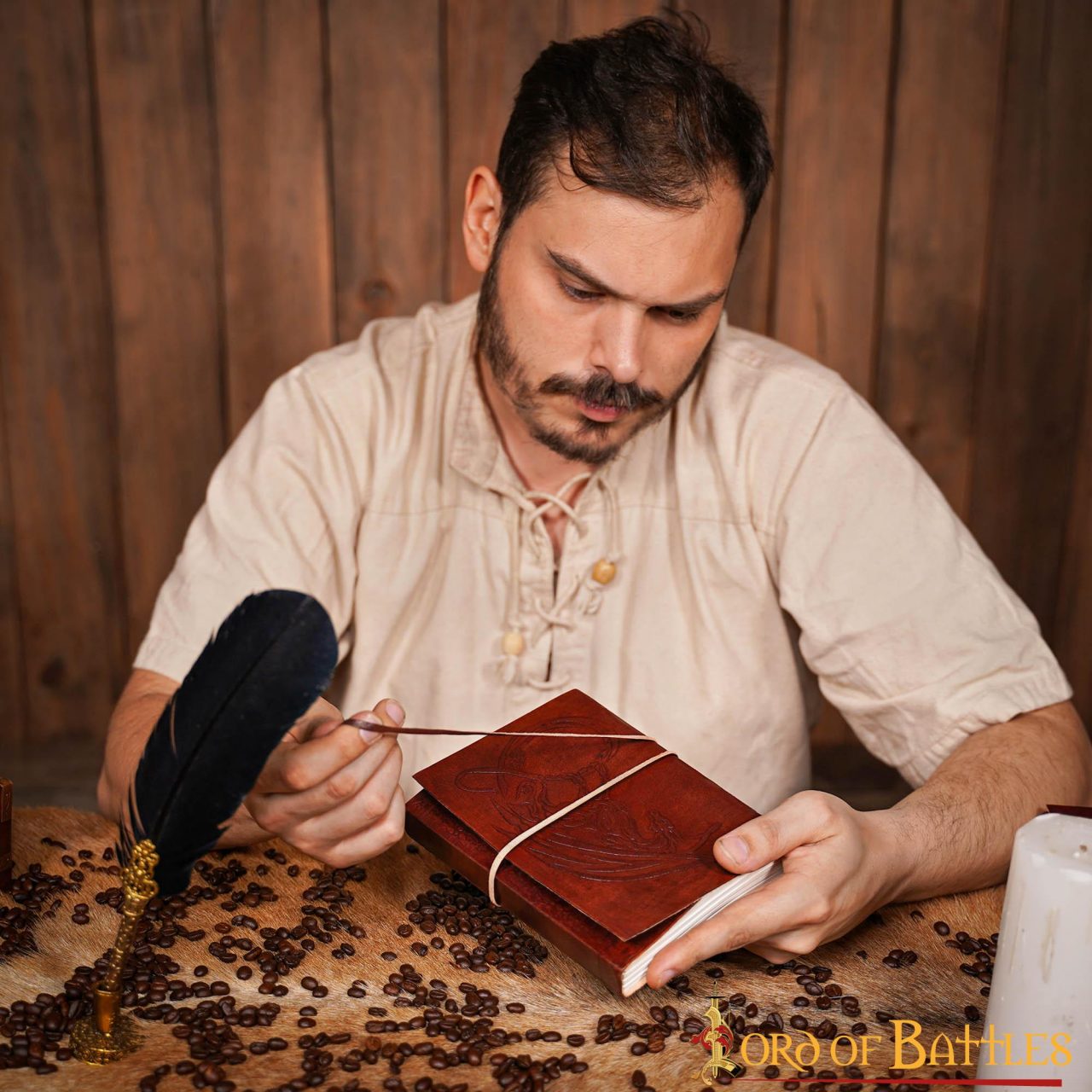 Celtic Dragon Diario de Cuero Diario de Cuero Real - Imagen 5